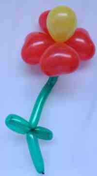 Ballondeko-Ballonblume-Herzballons-Modellierballons