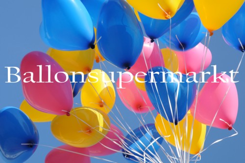 Luftballons-Herzluftballons