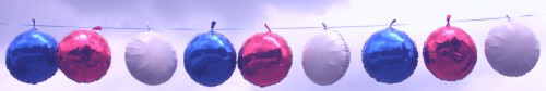 Folienballongirlande einzelne Ballons aus Folie zur Ballondekoration