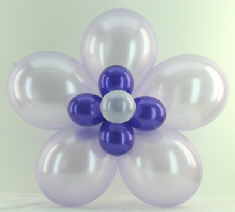 Dekoration-mit-Ballons-Blumen-aus-Luftballons