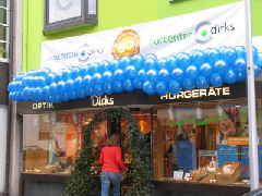Luftballongirlande 3-stufig