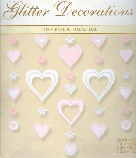 Hochzeitsdekoration Glitter Decoration Herzen