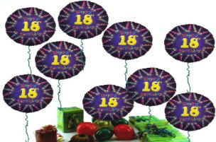 Happy 18 th Birthday Set Geburtstag
