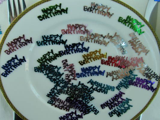 Konfetti “Happy Birthday” 2