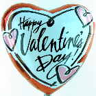 Happy Valentine 1, Ballons aus Folie zum Valentinstag Happy Valentine 1, Ballons aus Folie zum Valentinstag