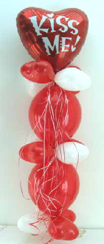 Kiss ME Luftballonsäule