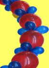 Ballondeko: Girlande mit Kettenballons 