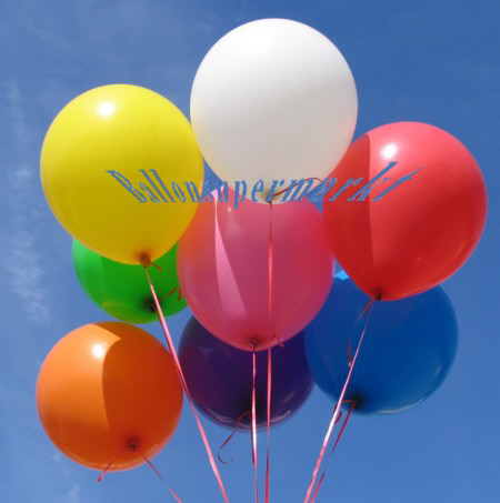 Luftballons 40 cm vom Ballonsupermarkt