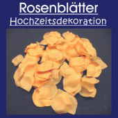 Rosenbl�tter champagner Hochzeitsdekoration
