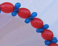 Latexballongirlande link a loons