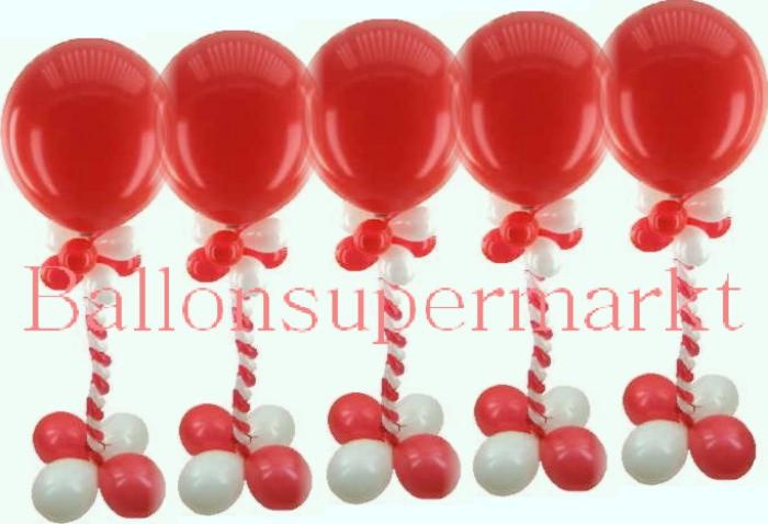 Ballondeko mit Ballons, Ballondekoration aus Luftballons