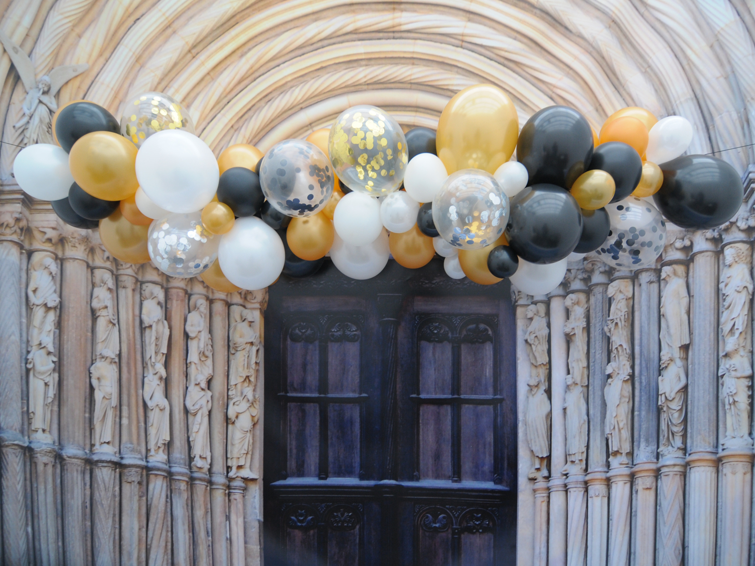 Ballondekoration Wilde Girlande