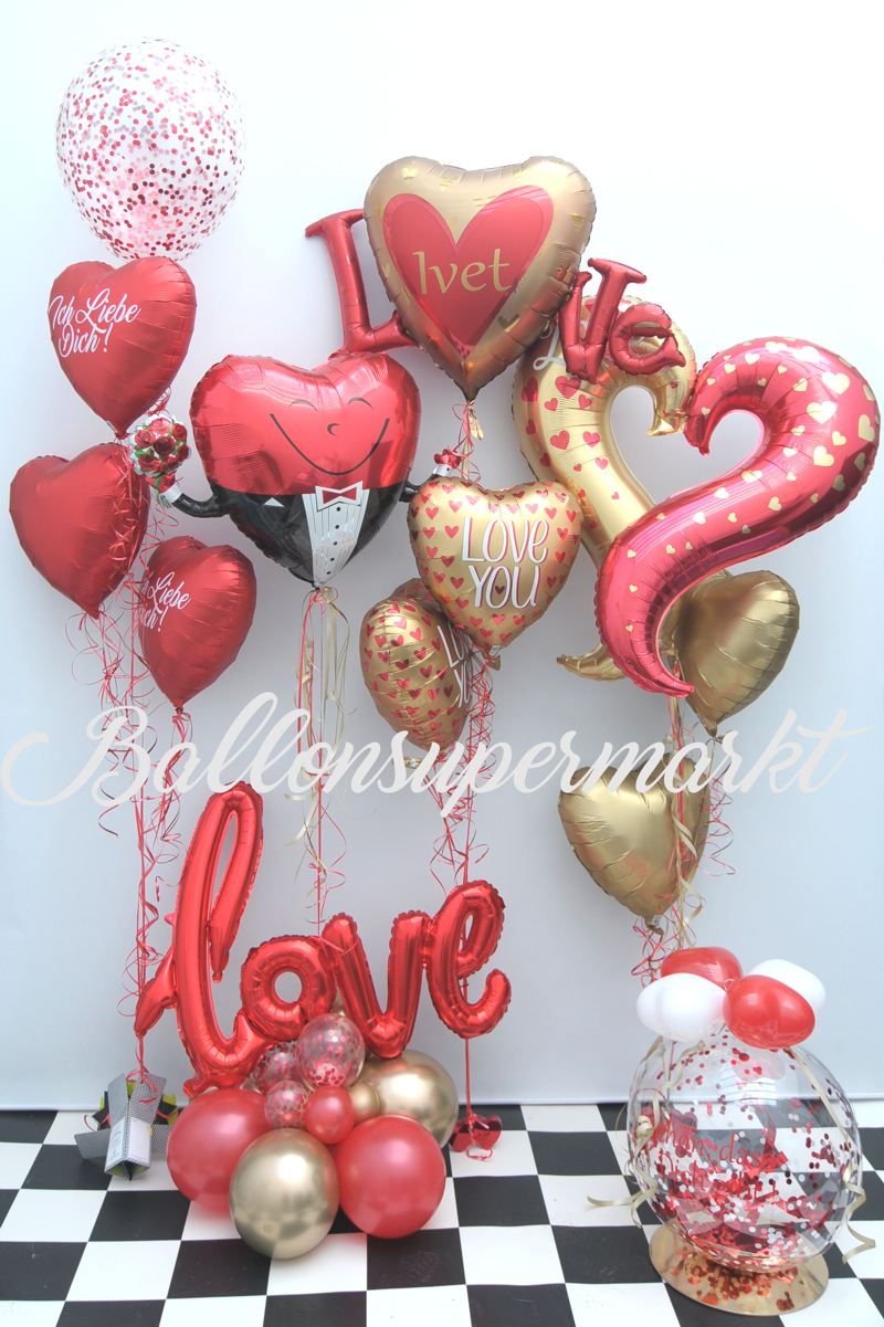 Ballondekoration Liebe 2020