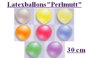 Perlmuttballons, Ballons mit 30 cm in Perlmuttfarben Ballons in Perlmuttfarben, Perlmuttballons in 30 cm