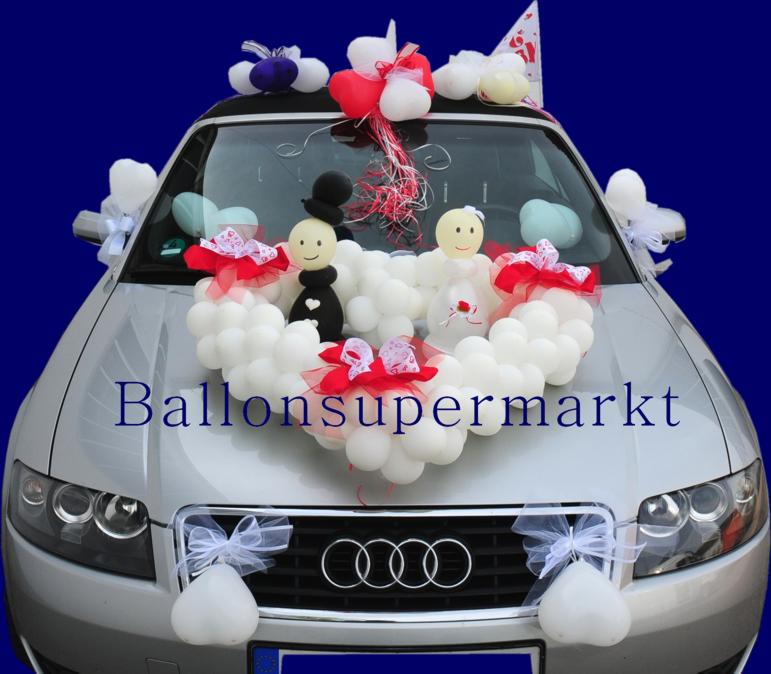 Autodekoration-Hochzeit