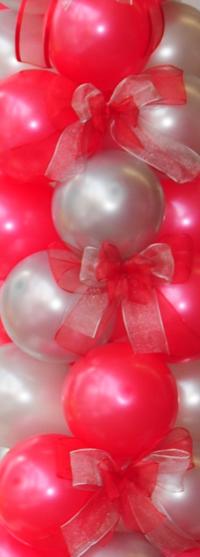 Ballondeko-Hochzeit-Liebe-Zierschleifen