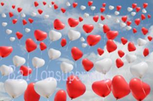 Herzluftballons Hochzeit: Himmel voller Luftballons Herzluftballons-Hochzeit-Himmel-voller-Luftballons