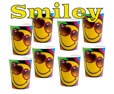 Smiley Partybecher