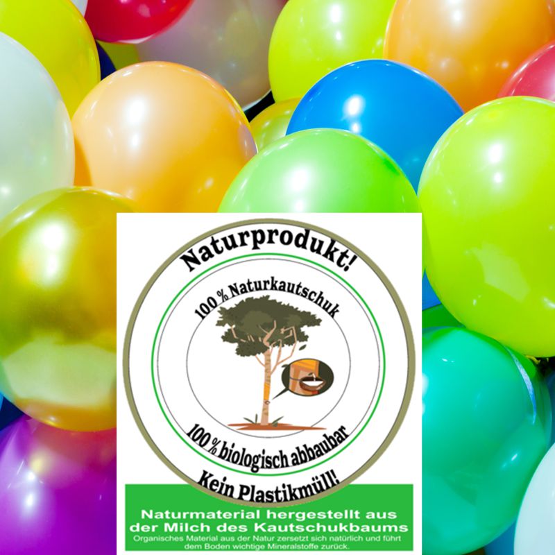 Bio Luftballons vom Fachhandel