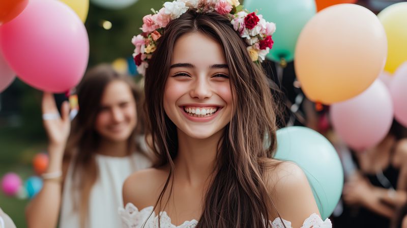 Hochzeit mit Luftballons
