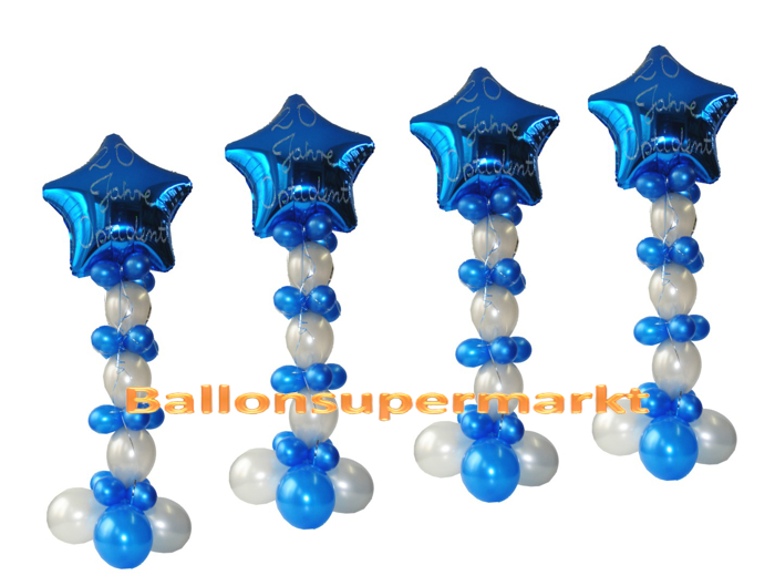 zum 20. Geburtstag: Beschriftete Folienballons. Ballondekoration