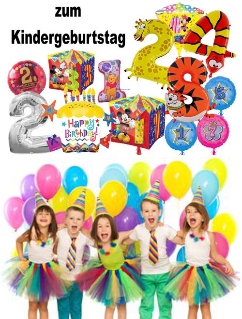 zum Kindergeburtstag: Luftballons und Partydekoration zum Kindergeburtstag: Luftballons und Partydekoration